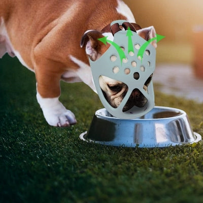 Muselière Chien - SiliconeDogMuzzle™ - Gris