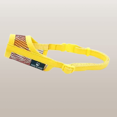 Muselière Chien - DogMuzzlePuppy™ - Jaune