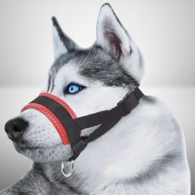 Muselière - AntiBarkDogMouthMuzzle™ - Rouge